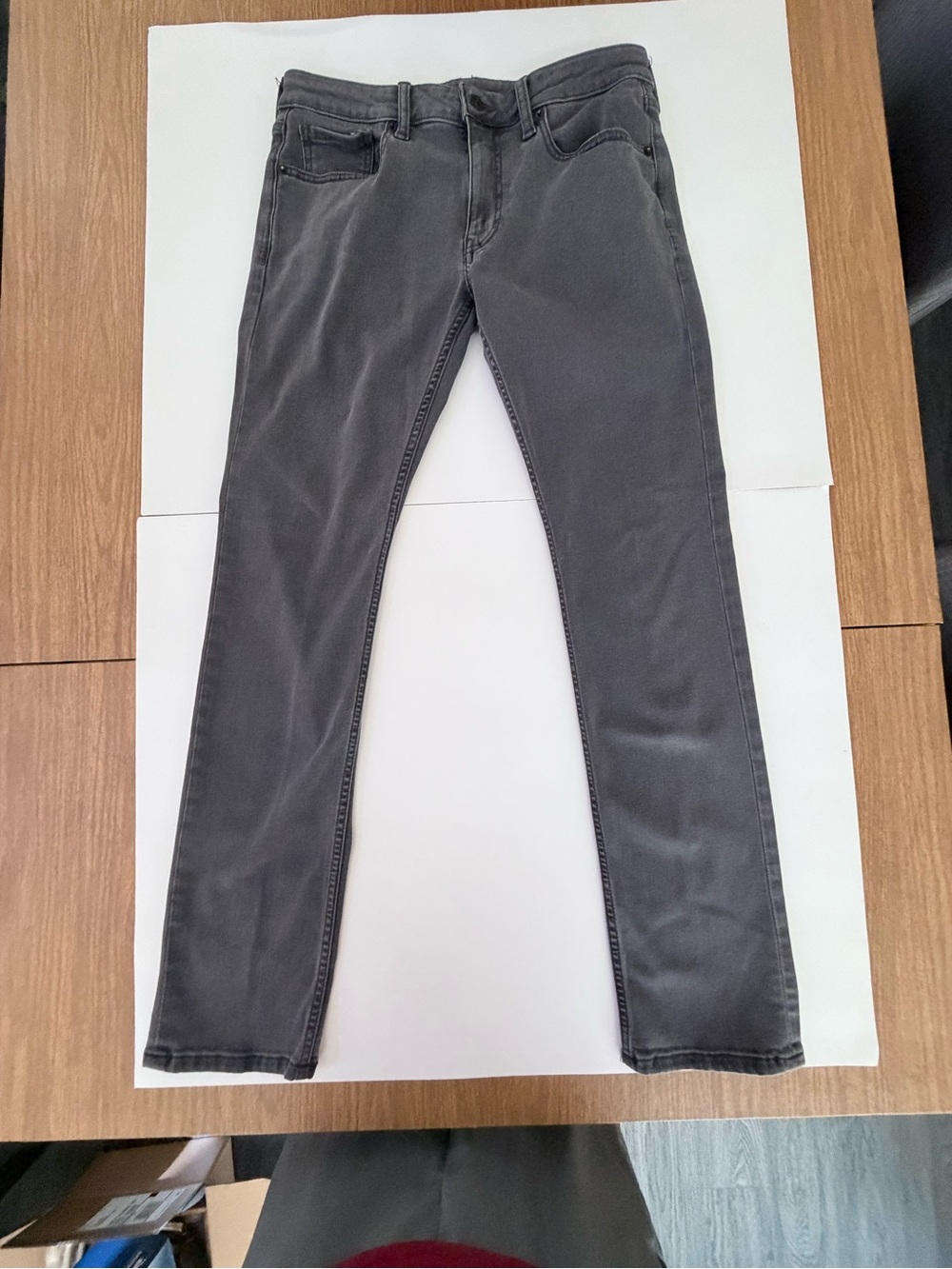 True Classic Stretch, Slim Fit Men’s Jeans - Charcoal Gray